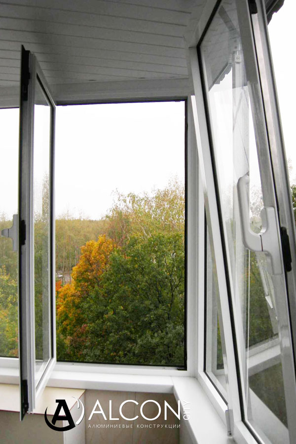 Поворотно-откидные алюминиевые окна в Муроме