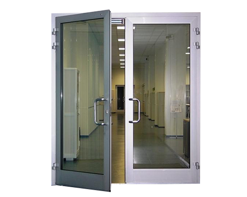 Маятниковые алюминиевые двери в Муроме