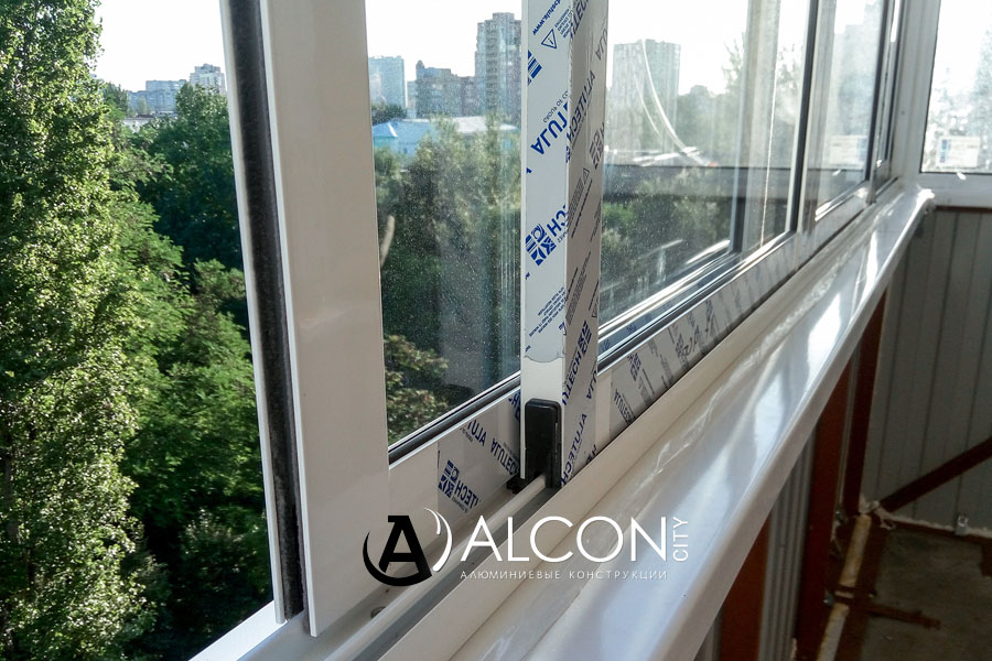 Раздвижные балконные рамы из алюминия в Муроме